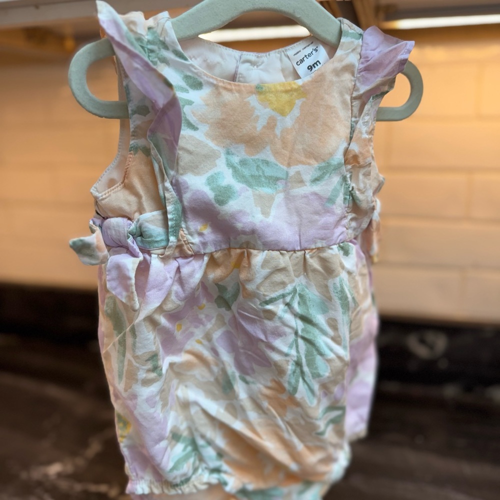 Carter's Yellow and Cream Baby Outfit